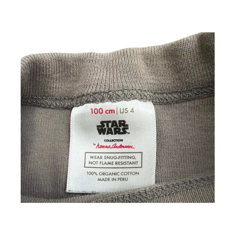 Hanna Andersson Star Wars L/S Organic Cotton Pajama Set Size 4